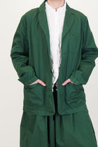 oversized jacket xing green