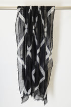 feather weight cashmere shawl black light grey