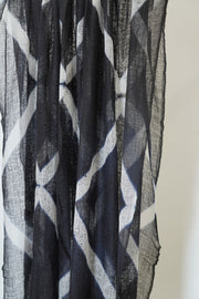feather weight cashmere shawl black light grey