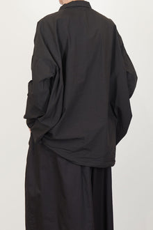 big shirt cotton brown
