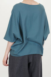shirt cashmere dark turquoise p2075/ts991