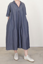 dress tunique denim cotton loomi
