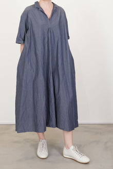 dress tunique denim cotton loomi