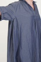 dress tunique denim cotton loomi