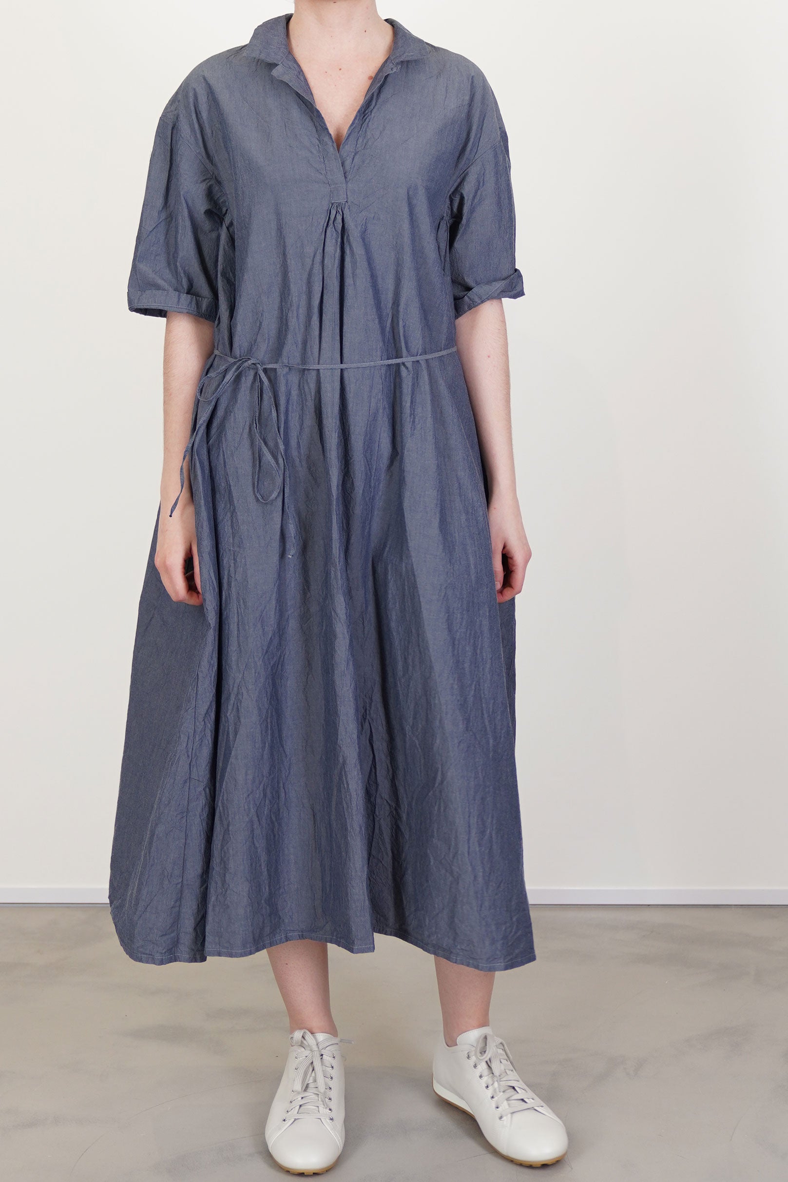 dress tunique denim cotton loomi