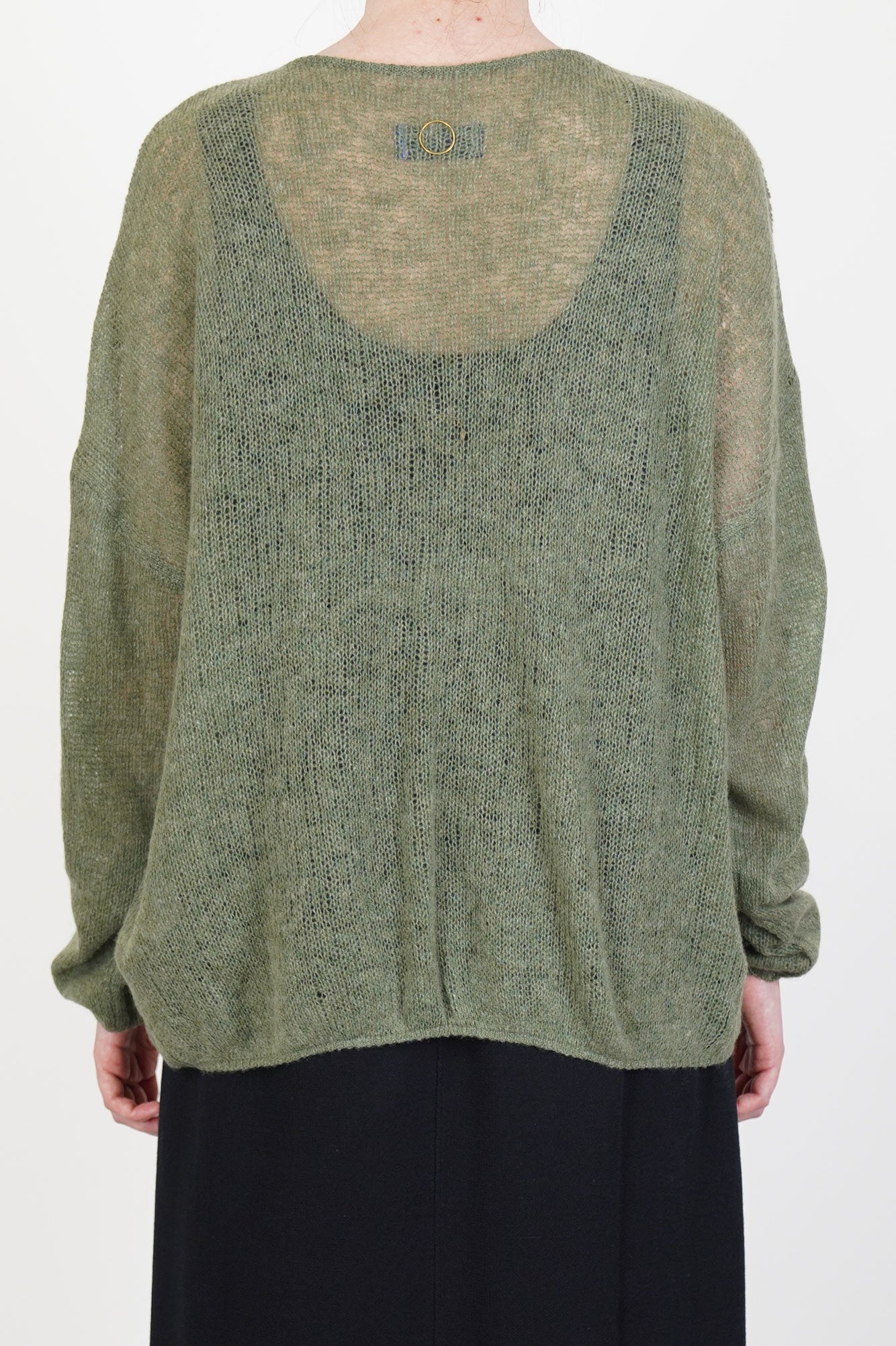 amaiti open cardigan fern