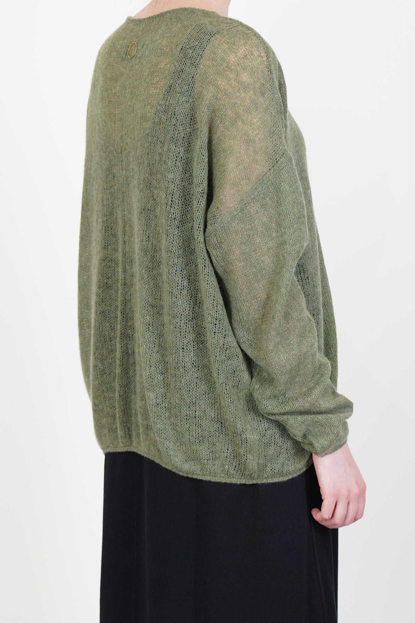 amaiti open cardigan fern