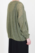 amaiti open cardigan fern
