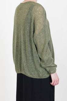 amaiti open cardigan fern