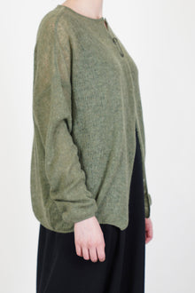 amaiti open cardigan fern