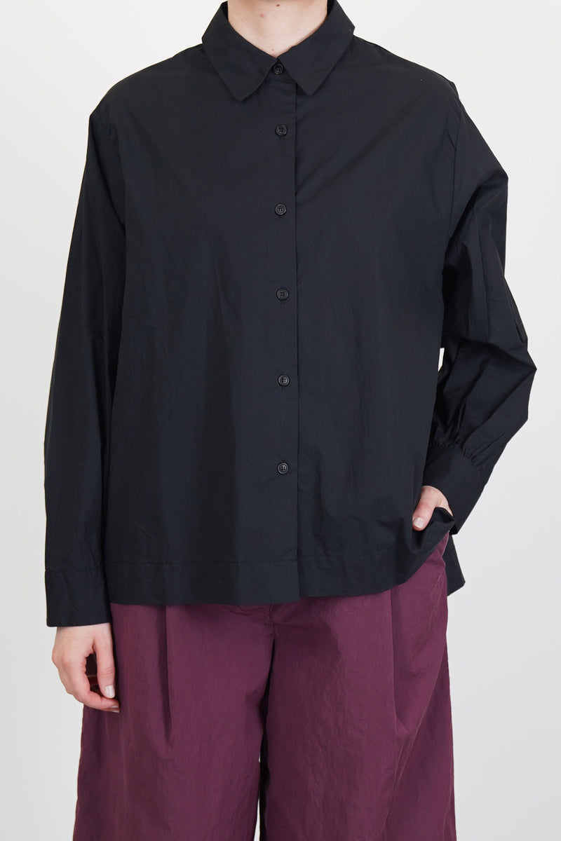 biggy shirt light cotton black