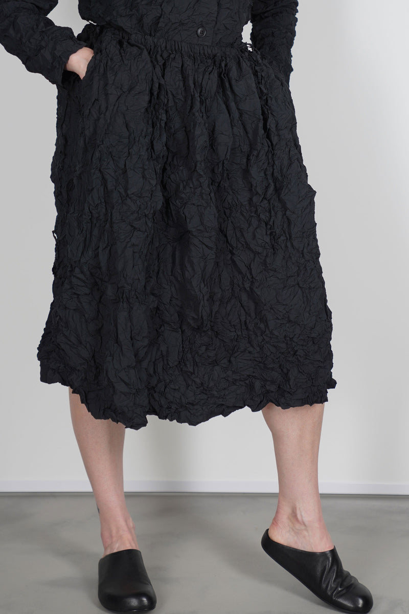 skirt crinkora black 7003