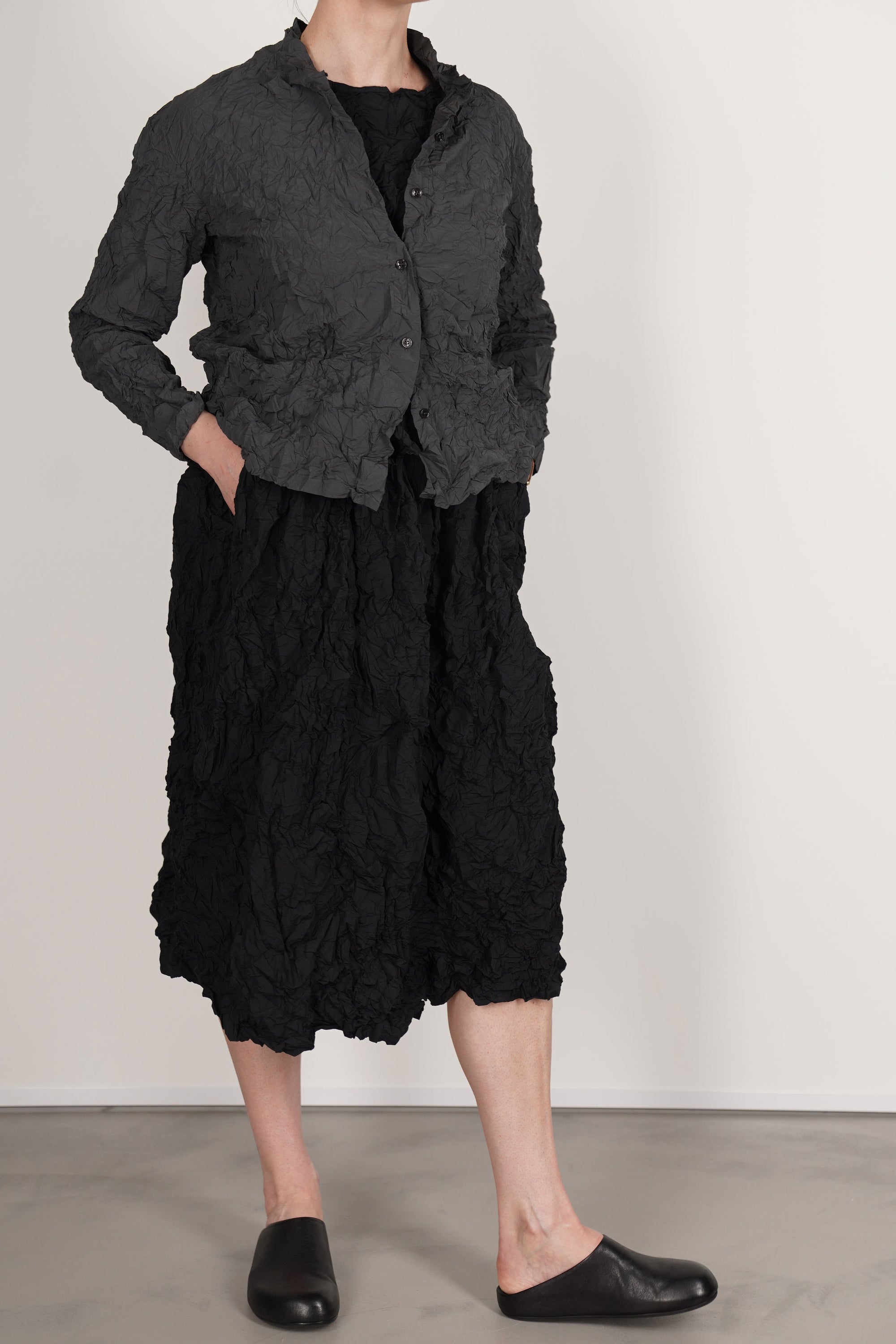 skirt crinkora black 7003