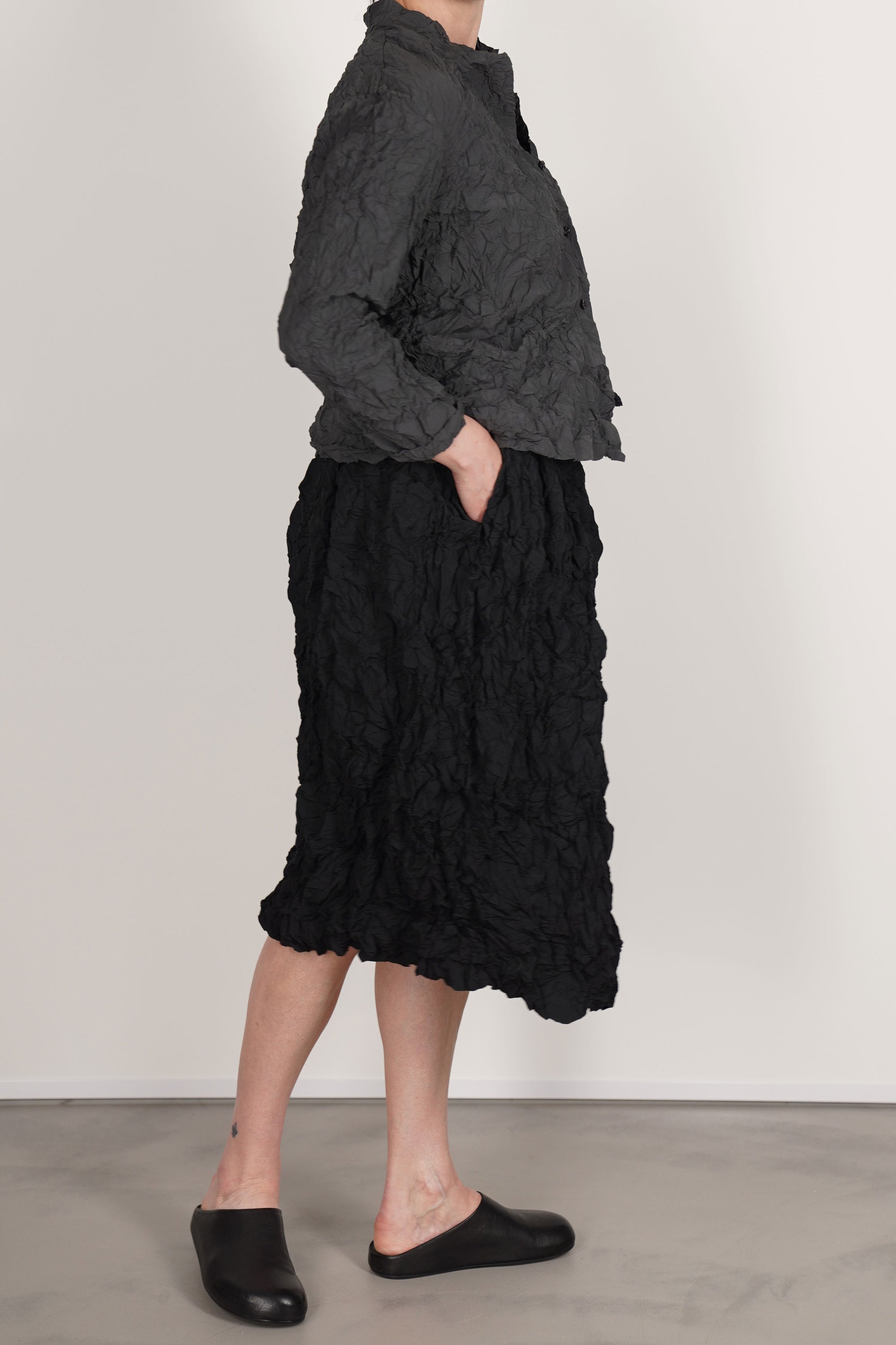 skirt crinkora black 7003