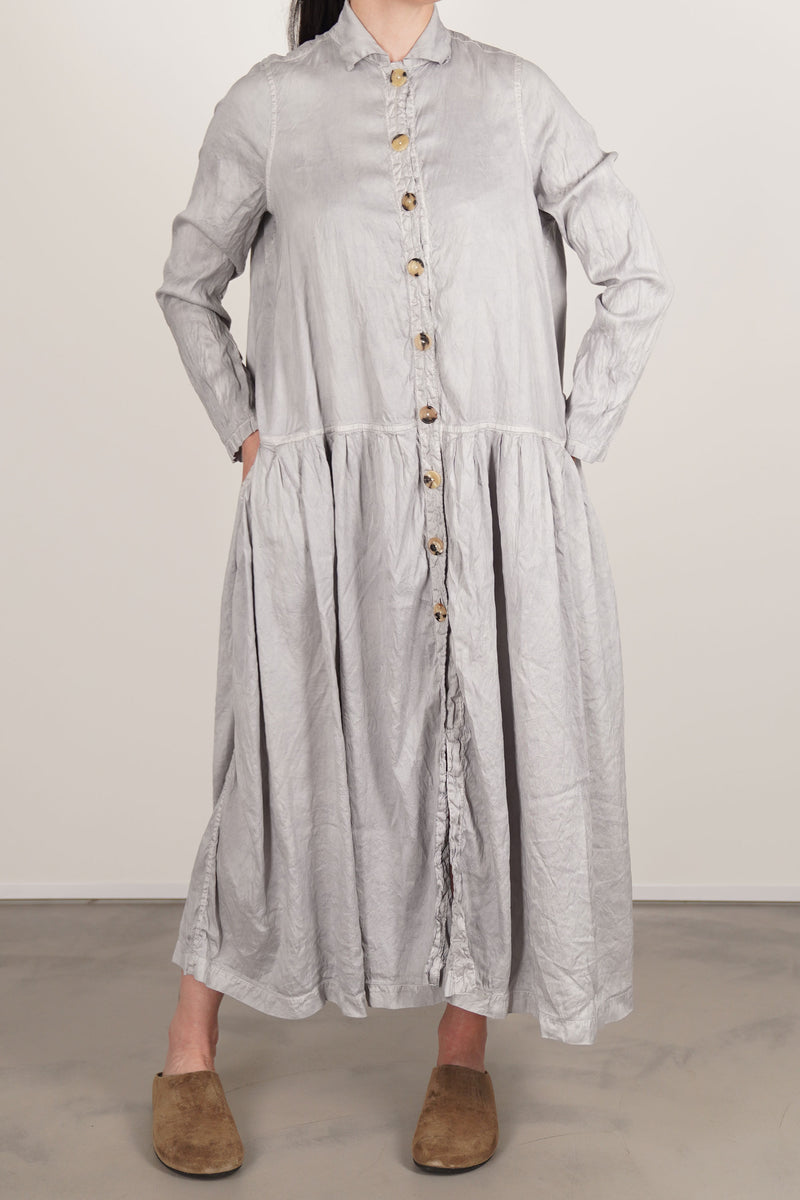 grey silk dress bd