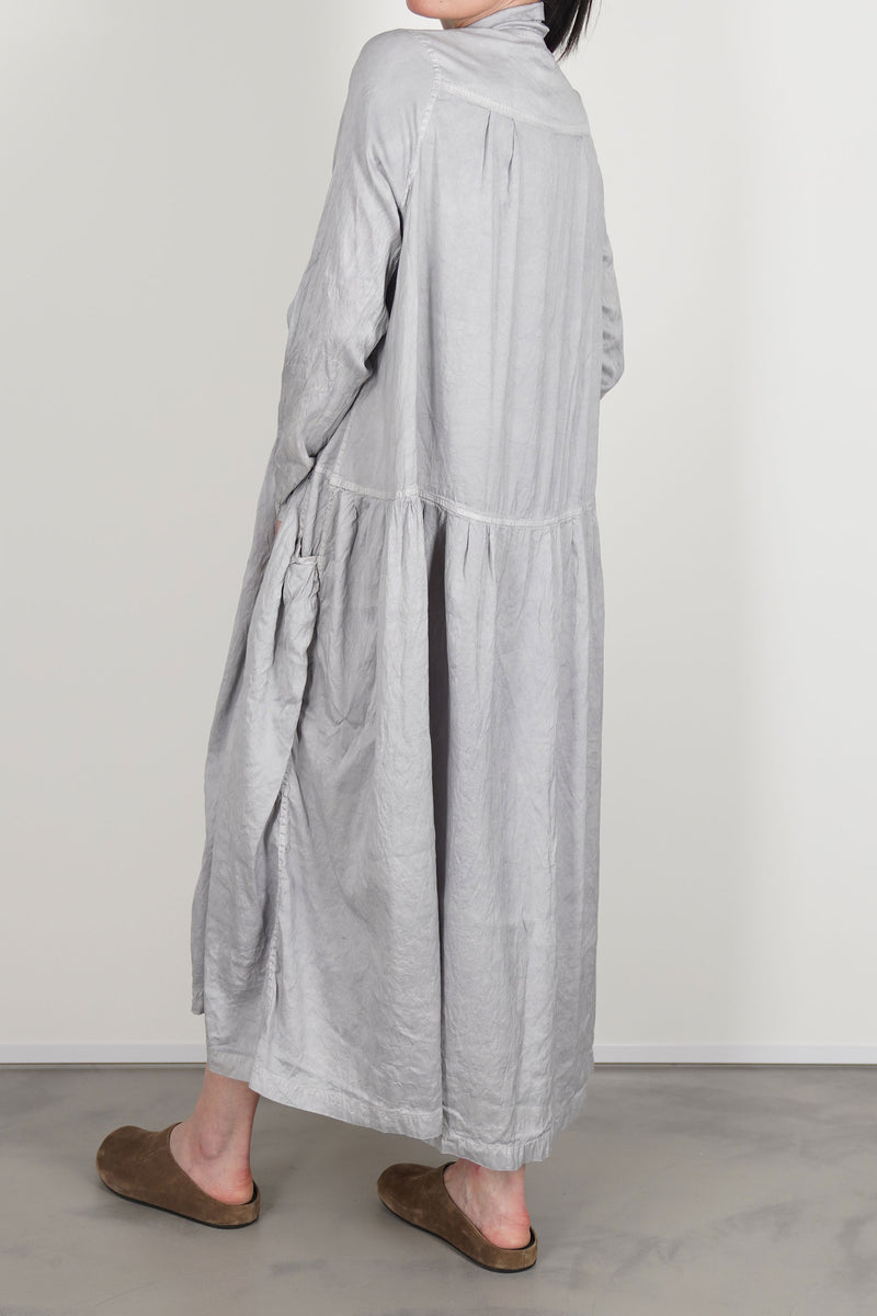 grey silk dress bd