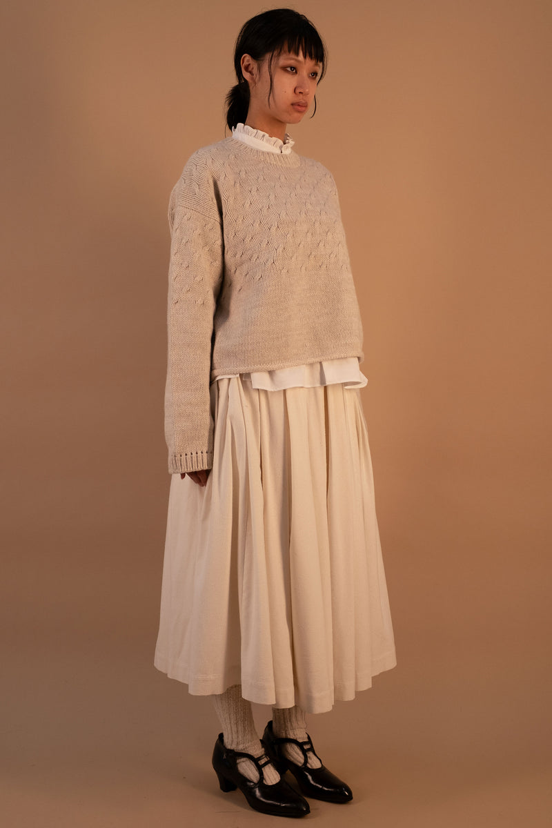 woolen sweater mori nougat