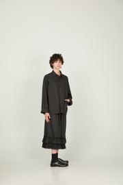 jude jacket rounded buttons black