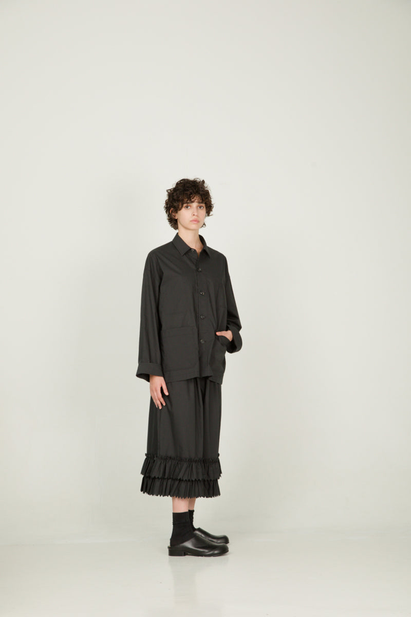 jude jacket rounded buttons black