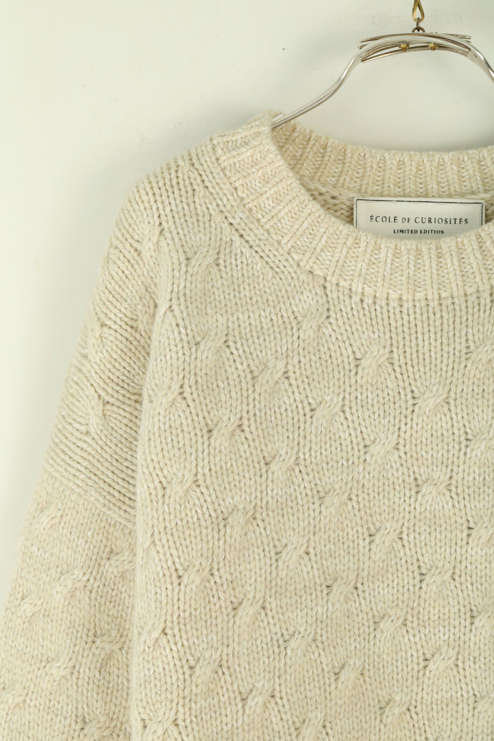 woolen sweater mori nougat