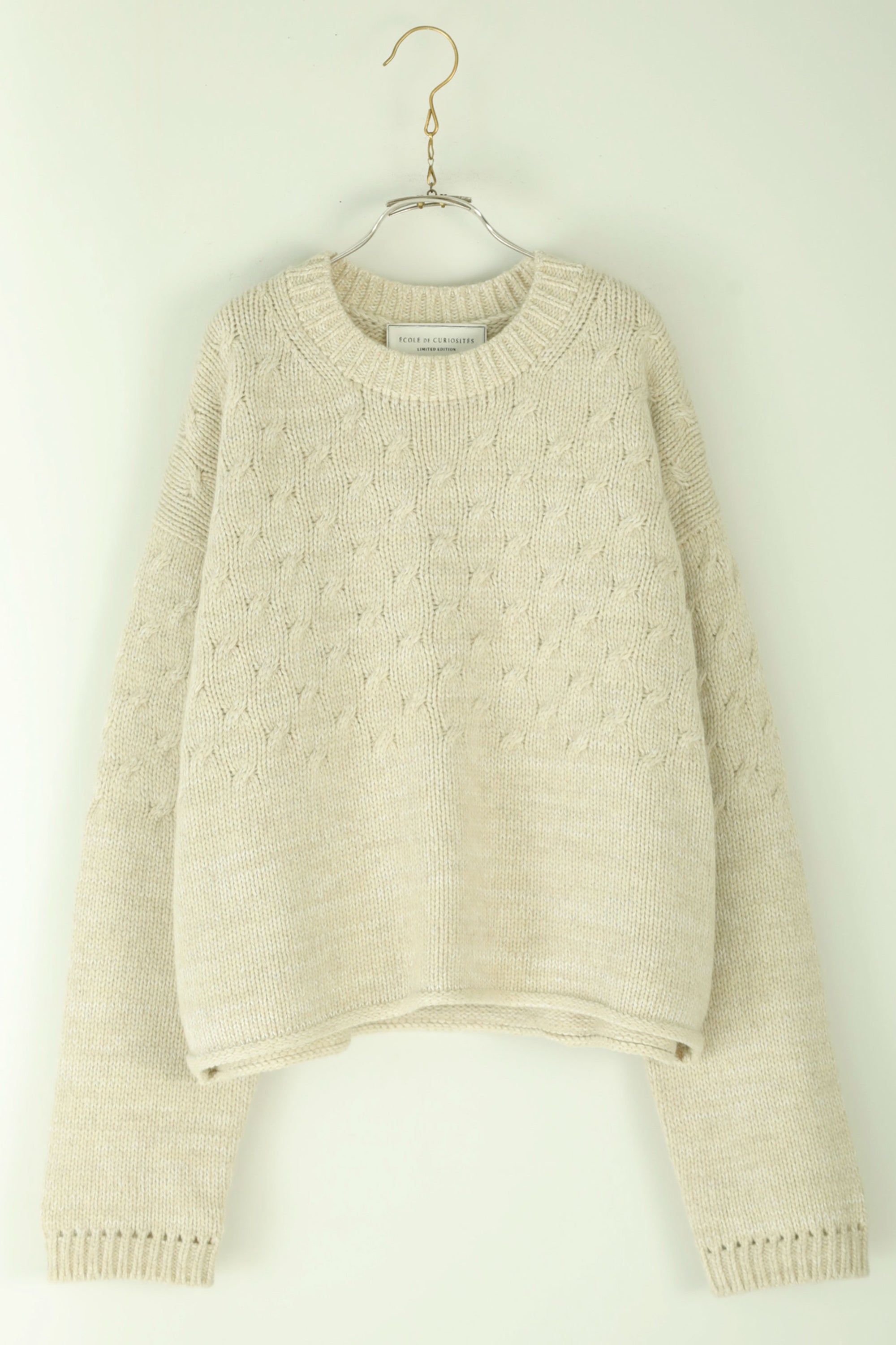 woolen sweater mori nougat