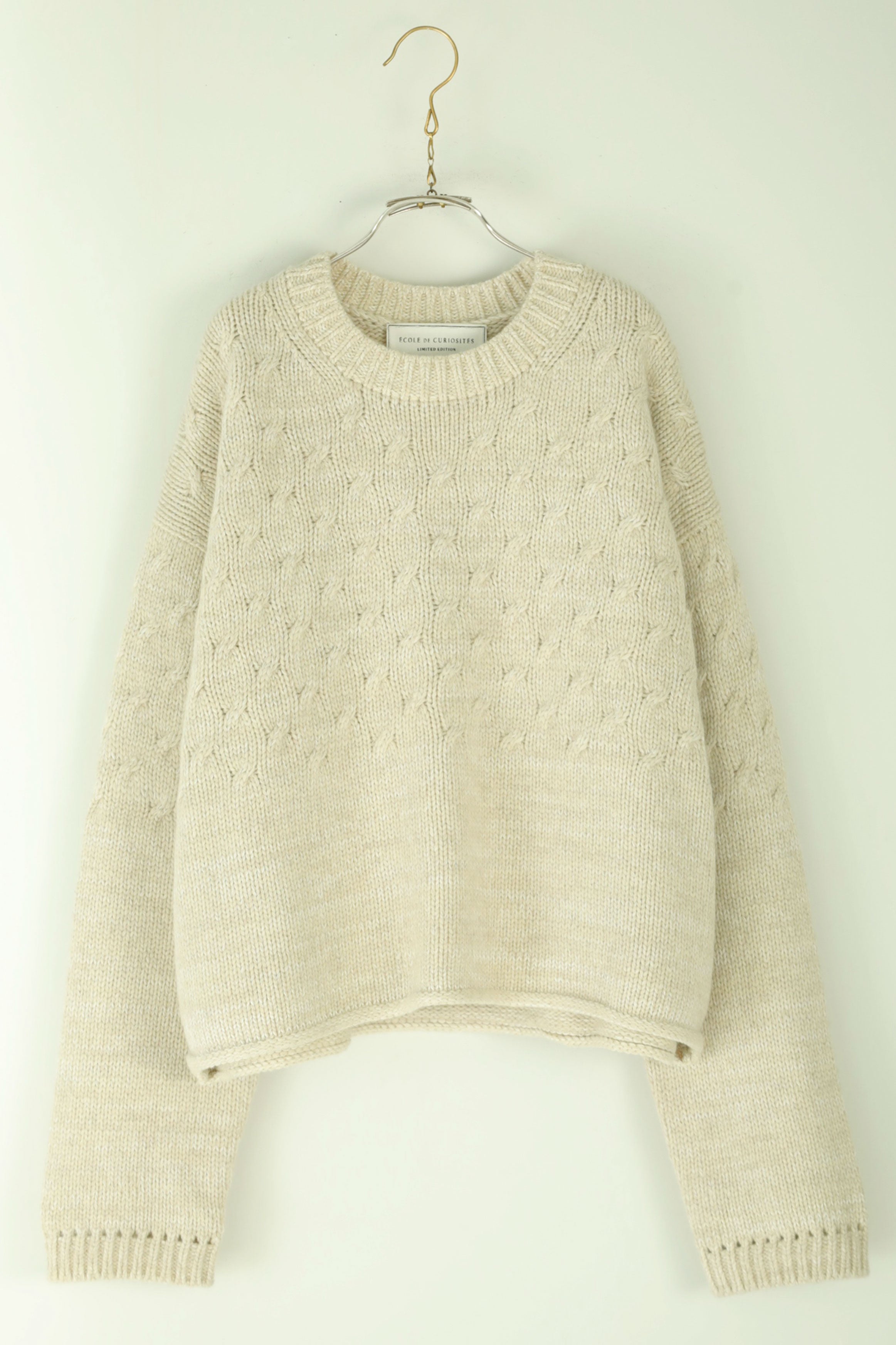 woolen sweater mori nougat