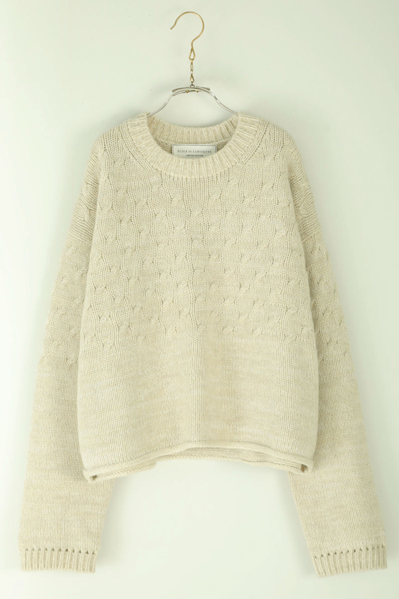woolen sweater mori nougat