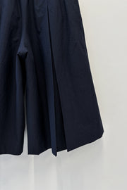 polly pant wool cotton dark navy