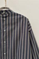 shirt sylvain grey x black stripe