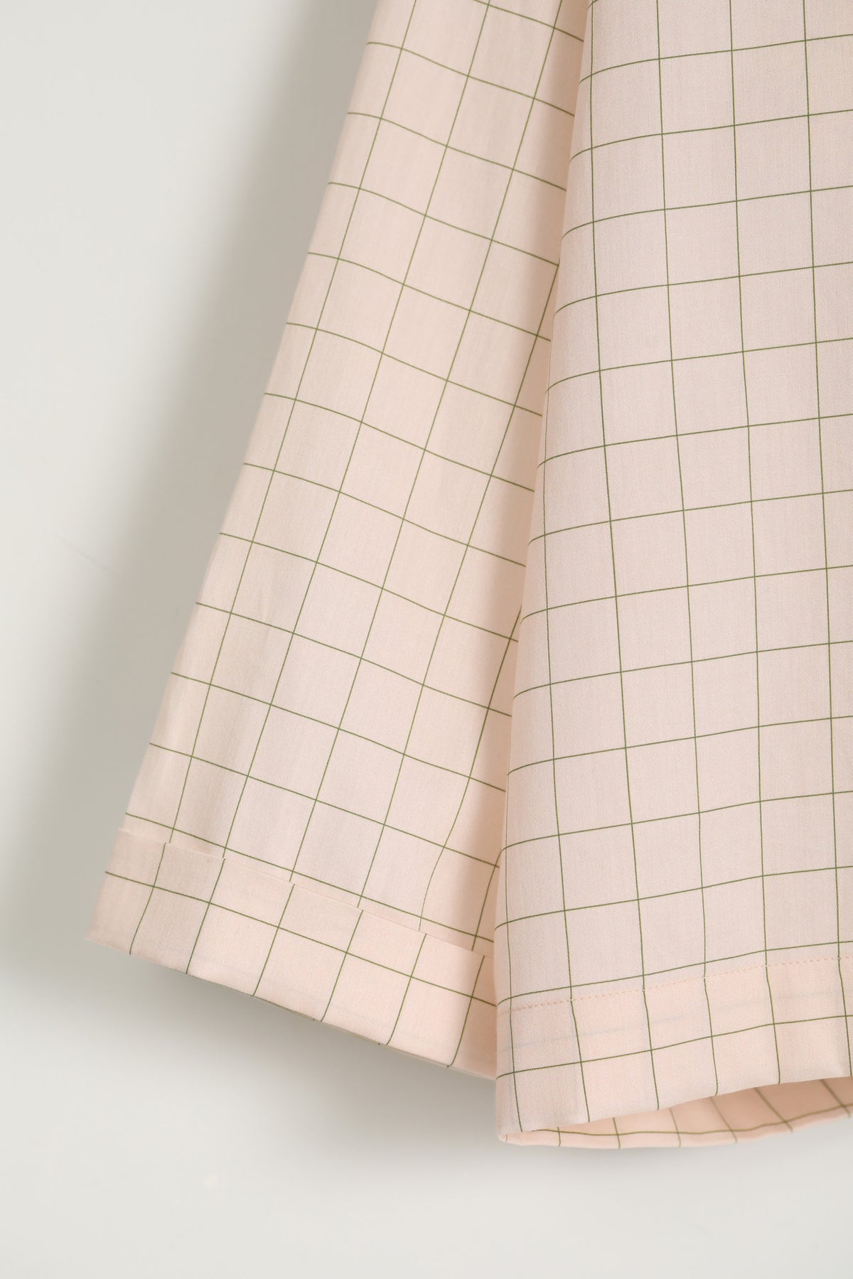 shirt brigitte peach x green check