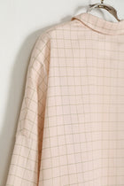 shirt brigitte peach x green check