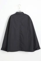jude jacket rounded buttons black