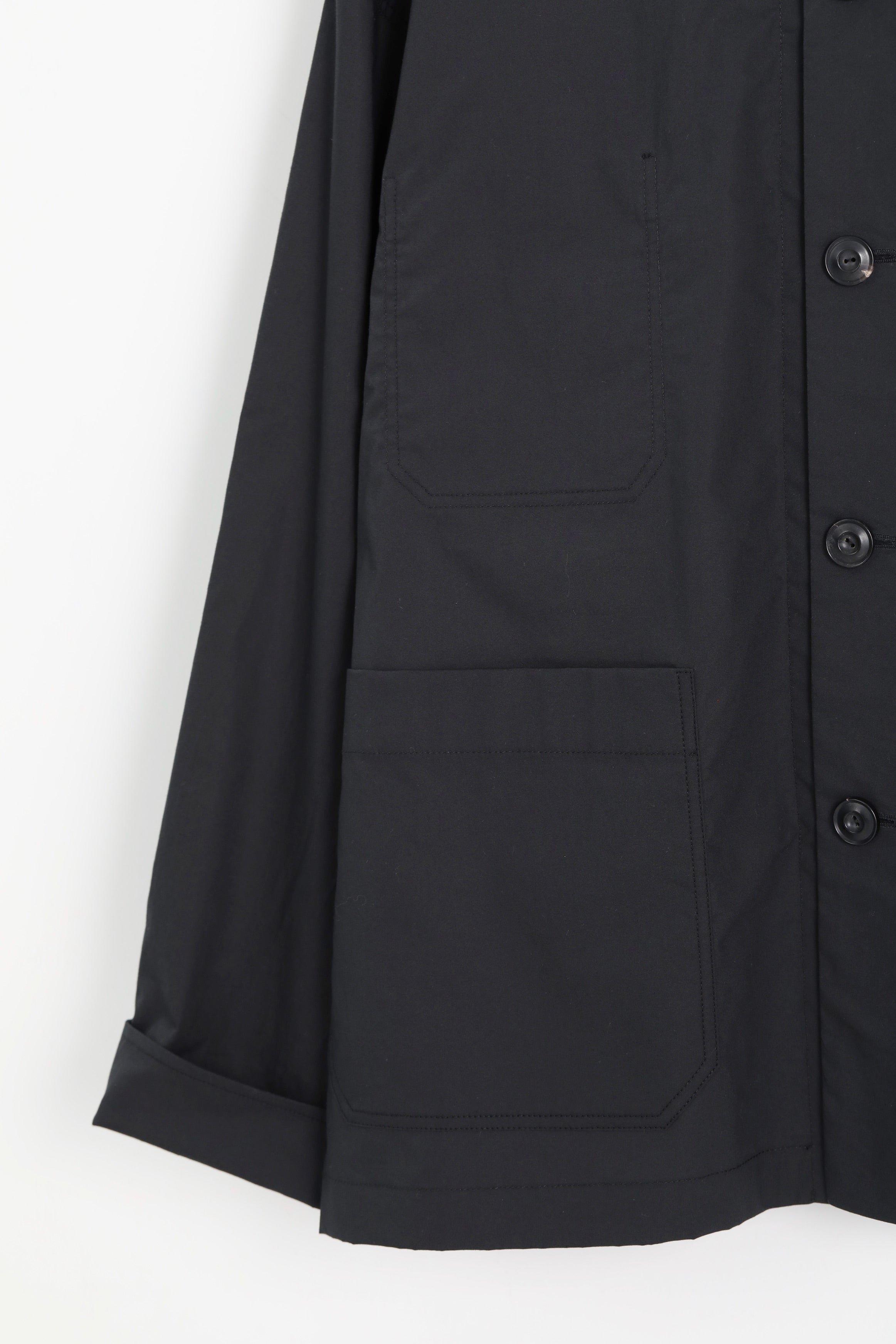 jude jacket rounded buttons black