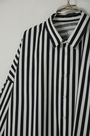 shirt brigitte white x navy stripe