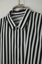 shirt brigitte white x navy stripe