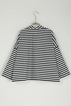 shirt brigitte white x navy stripe