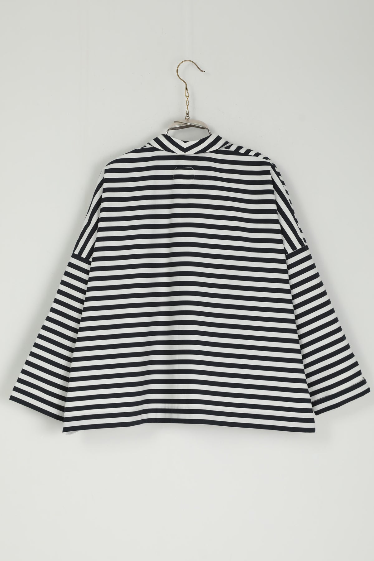 shirt brigitte white x navy stripe