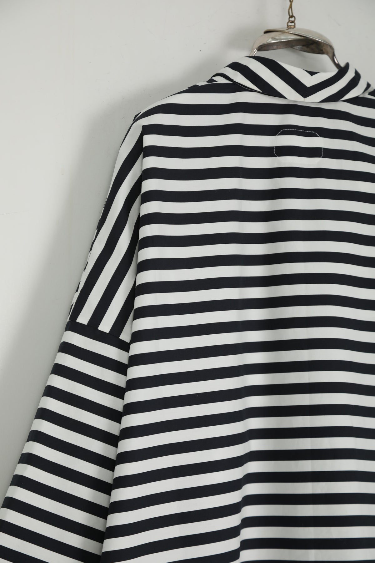 shirt brigitte white x navy stripe