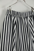 skirt sabrina white x navy stripe