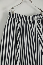 skirt sabrina white x navy stripe