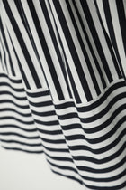 skirt sabrina white x navy stripe