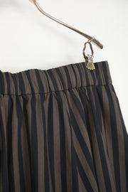 skirt sabrina grey x black stripe