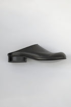 cleo mule sandals leather black