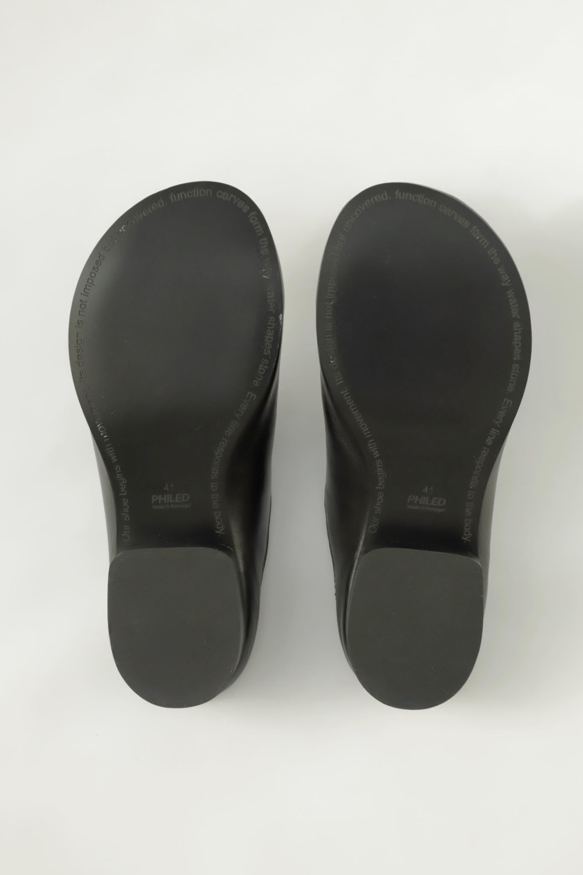 cleo mule sandals leather black