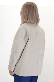 mechanic jacket work twill porridge