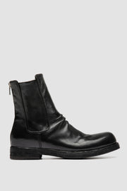 bulla dd 304 leather zip boots black