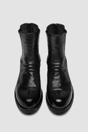 bulla dd 304 leather zip boots black