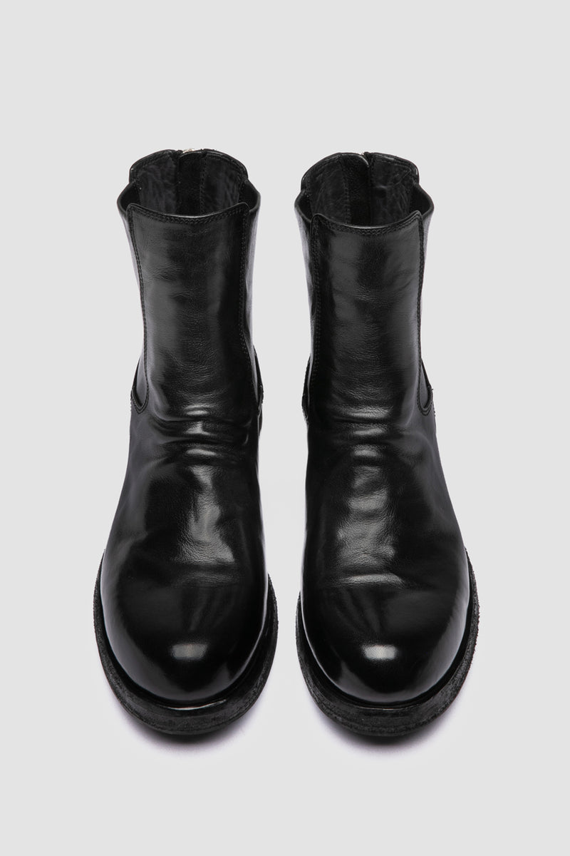 bulla dd 304 leather zip boots black