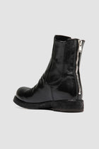 bulla dd 304 leather zip boots black