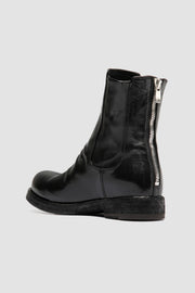 bulla dd 304 leather zip boots black